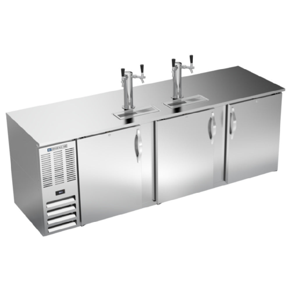 Beverage Air DD94HC-S - Draft Beer Cooler, 94"W X 30-3/8"D X 49-5/16"H, 32.768 Cu. Ft.