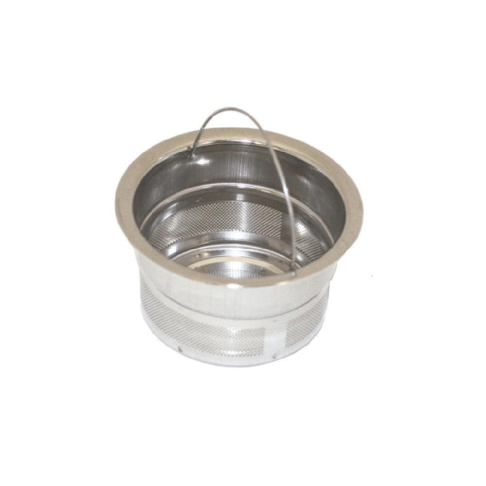 Service Ideas TPCBSKT Service Ideas Ceramic Teapot Replacement Basket Polished Stainless