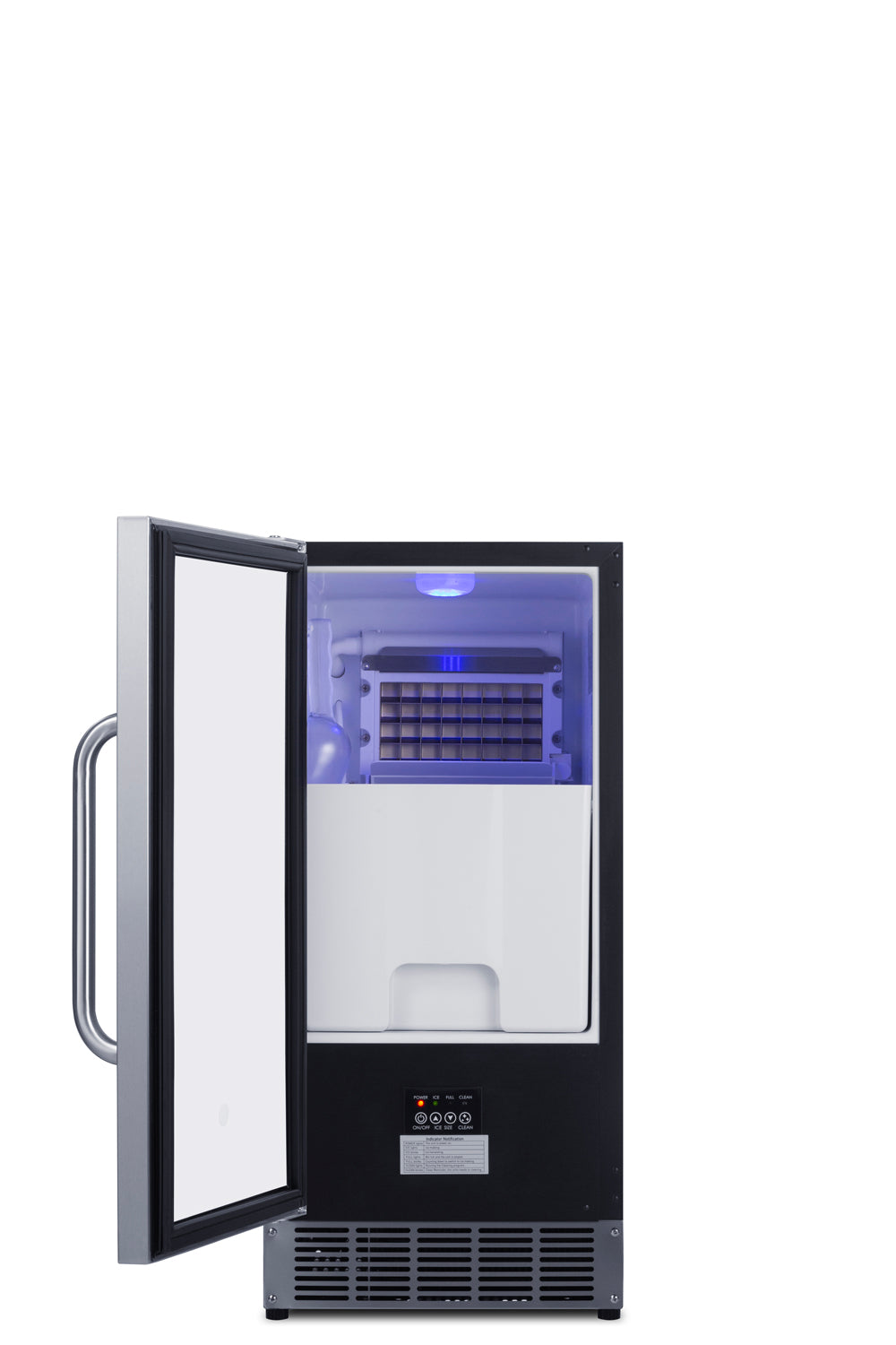 Summit BIM44GADA Air-cooled Cube-style Built-In 45 lb. Clear Ice Maker, ADA Compliant
