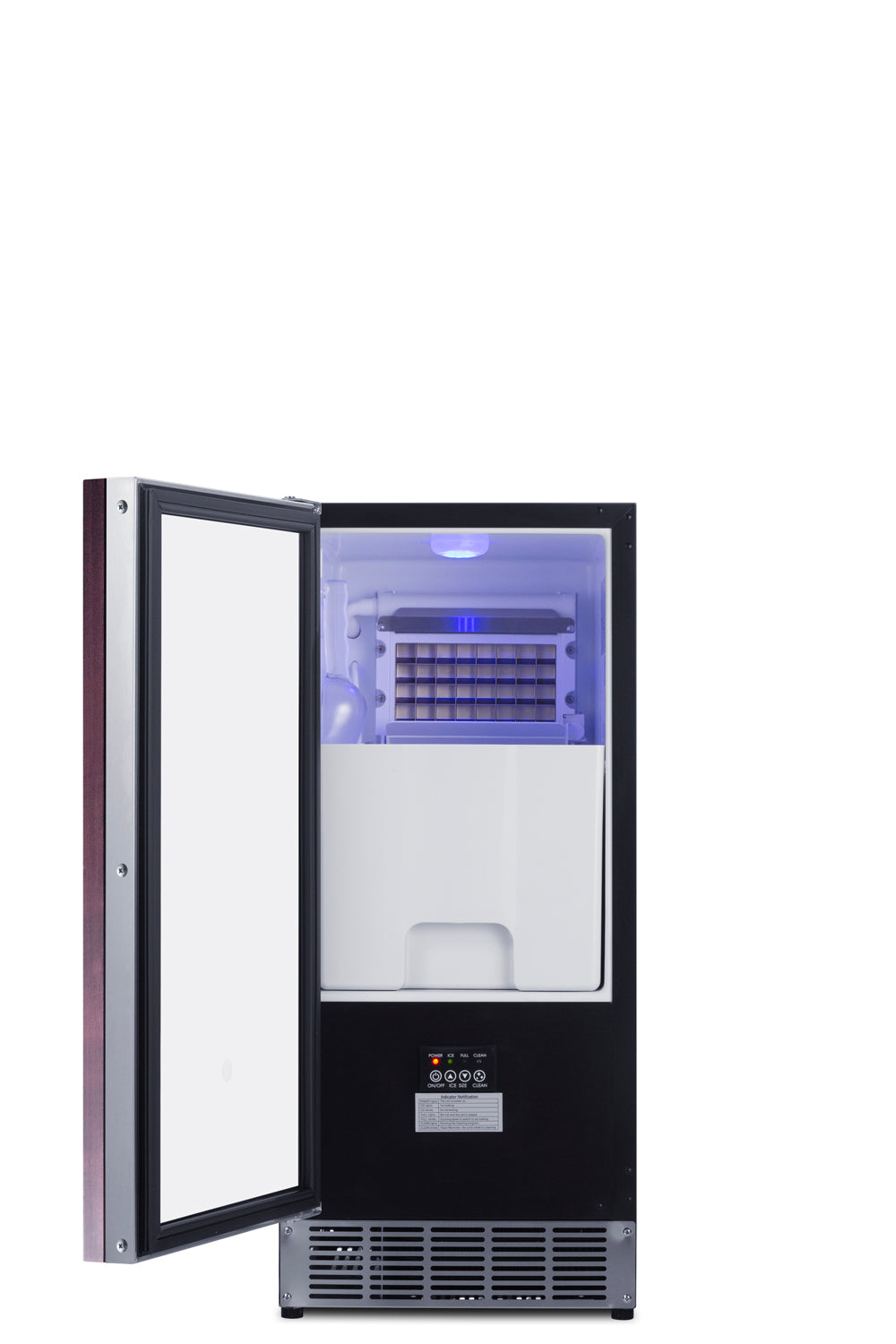 Summit BIM44GIF Cube-style Built-In 45 lb. Clear Ice Maker (Panel Not Included)