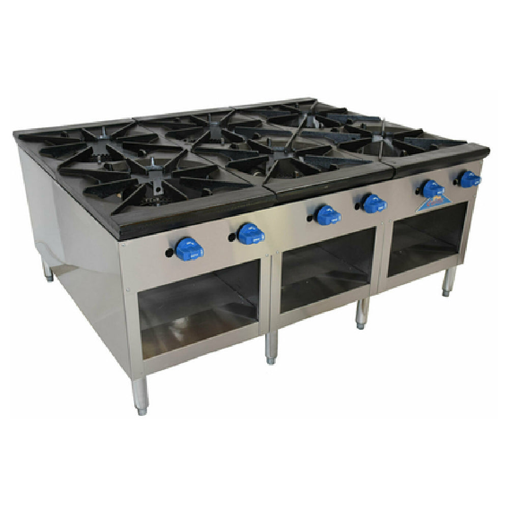 Comstock-Castle 2CSP54 Stock Pot Range Gas 54" Wide