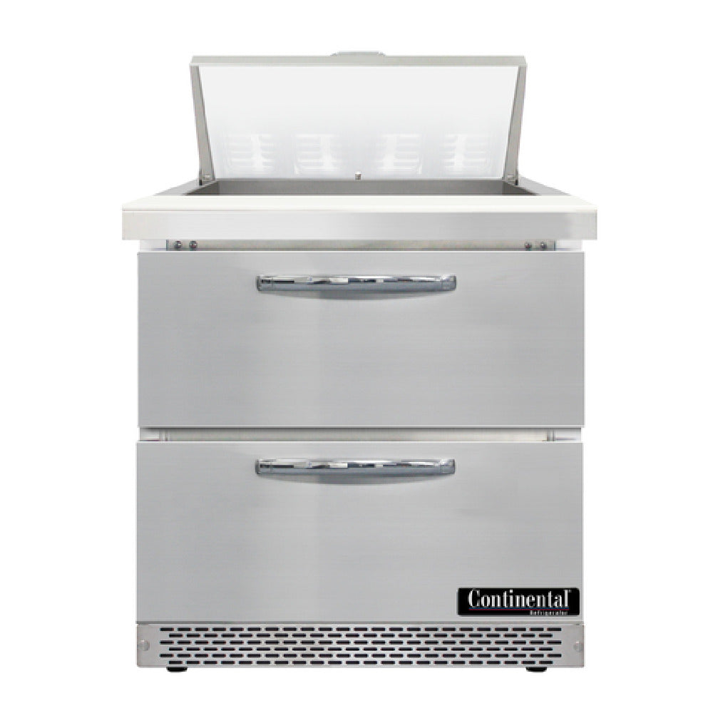 Continental Refrigerator D32N8-FB-D Designer Line Sandwich Unit Front Breather