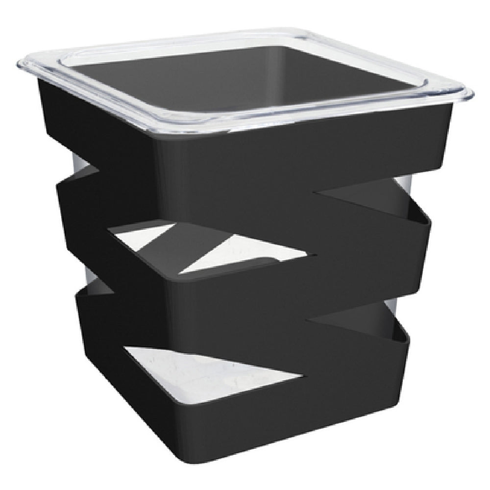 FOH BHO092BKI21 B³ Buffet Building Blocks® Zig Zag Housing/Pan Set 2.35 Qt.