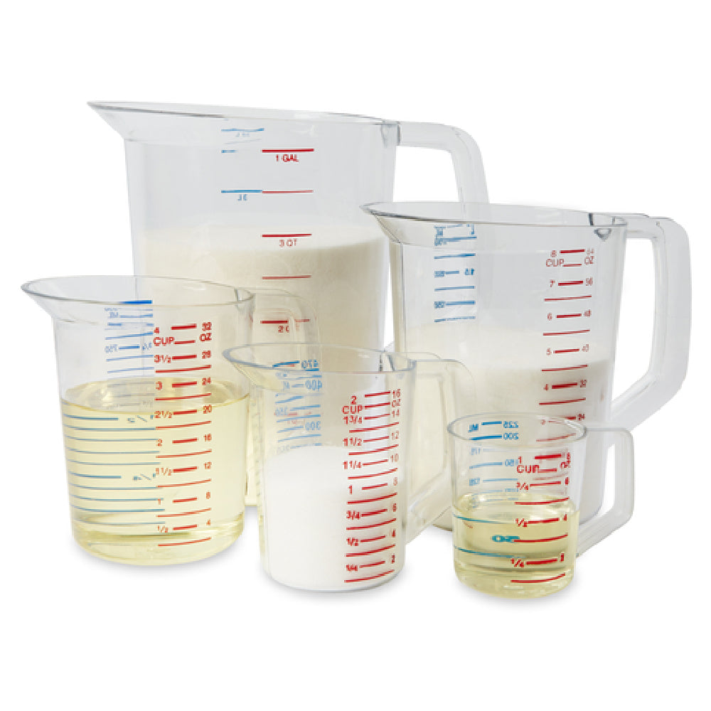 Rubbermaid FG321500CLR - Bouncer® Measuring Cup, 1 Pint - 40°F/-40°C To 212° F/100°C Temperature Range