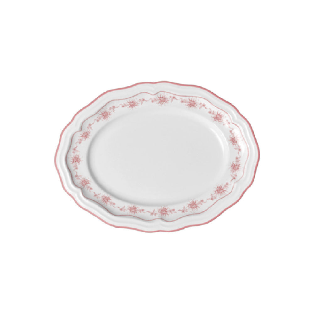 Steelite 62532FP818 Oval Platter 9.0" X 6.75" X 0.875" Adelina