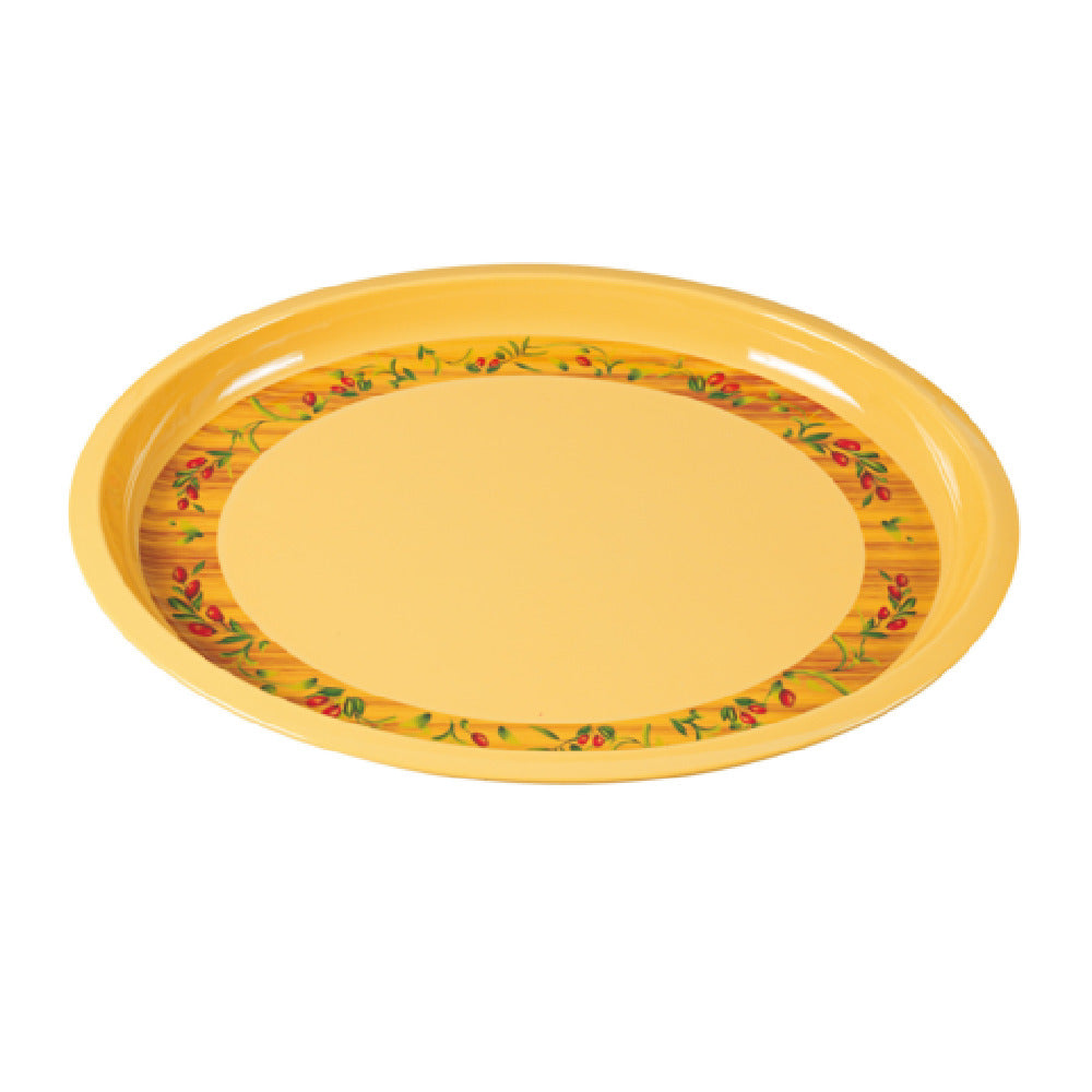 Yanco OL-3022 Olive Platter 22"L X 18"W X 1-1/4"H Oval