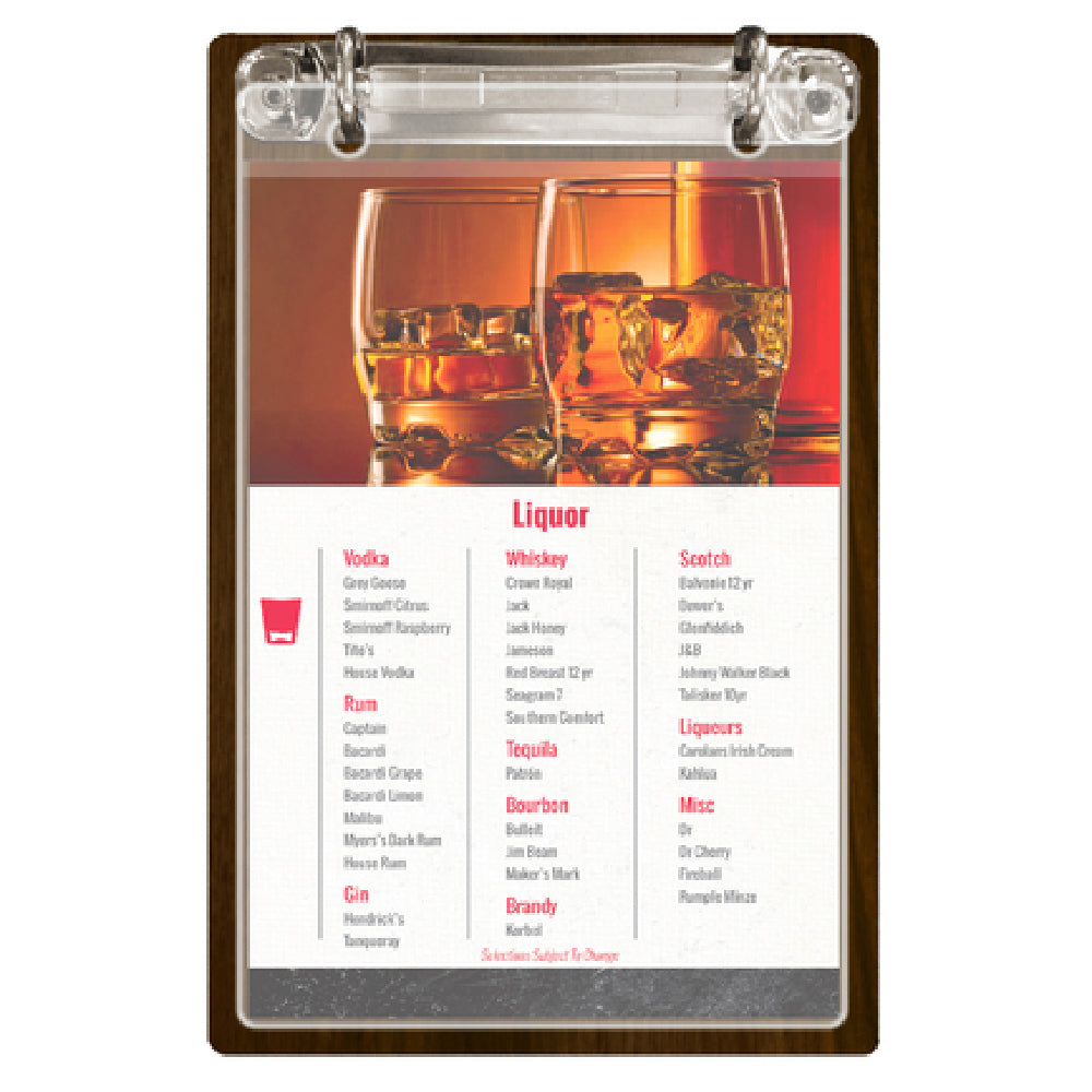 Menu Solutions WD2RNG-E Menu Board Holds 4" X 6" Inserts Single Panel