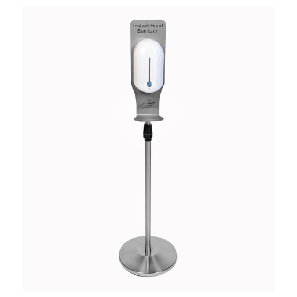 Central Specialties 5900 Hand Sanitizer Dispenser & Stand 37 Oz. Capacity 14" X 50" X 60"H