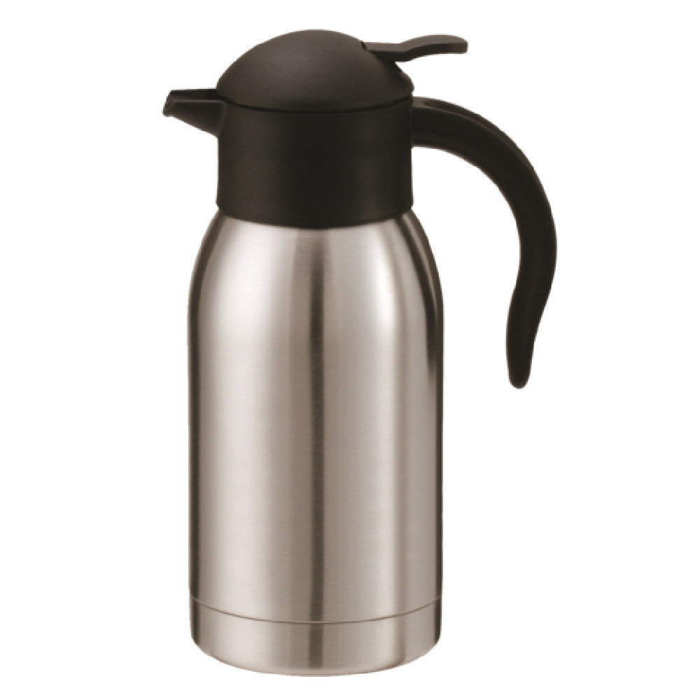 Service Ideas SJ10SS Service Ideas SteelVac® Slim Carafe Push Botton Lid Vacuum Insulated