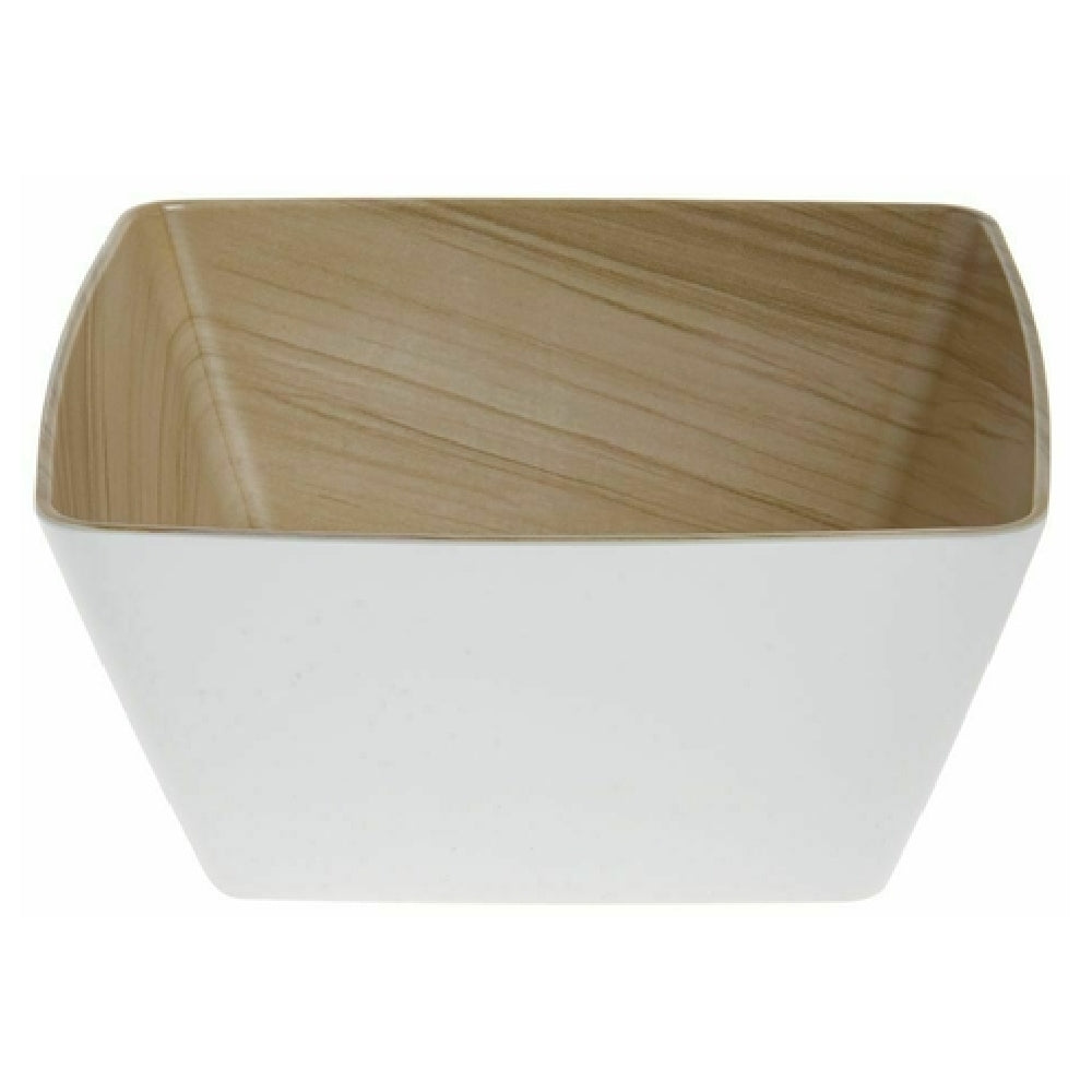 Hubert 22194 - Kalm Collection Bowl, 10"L X 10"W X 4-1/2"H, Square