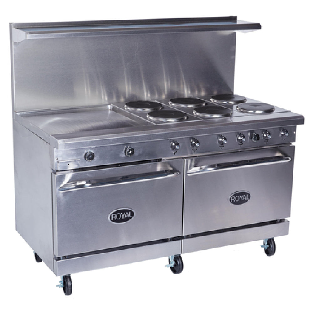 Royal Range Of California RRE-4GT48-C_240/60/3 Restaurant Range Electric 72"