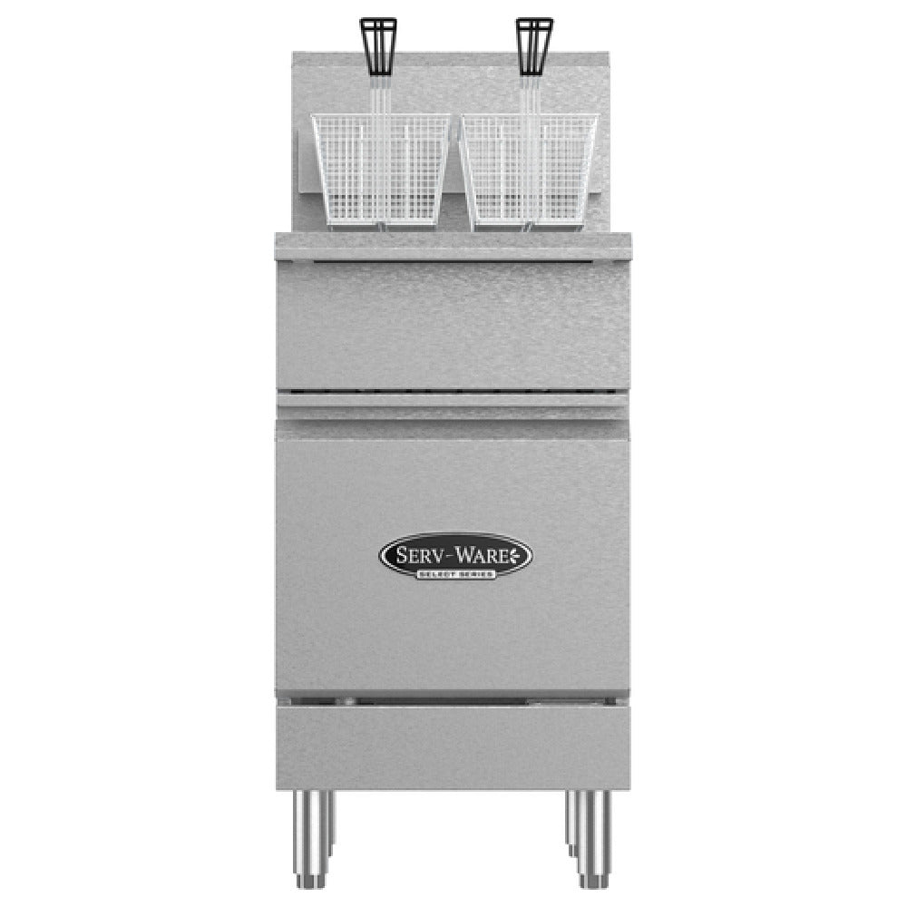 Serv-Ware SS-SGF-70L - Fryer, LP Gas, 75 - 80 Lb Oil Capacity