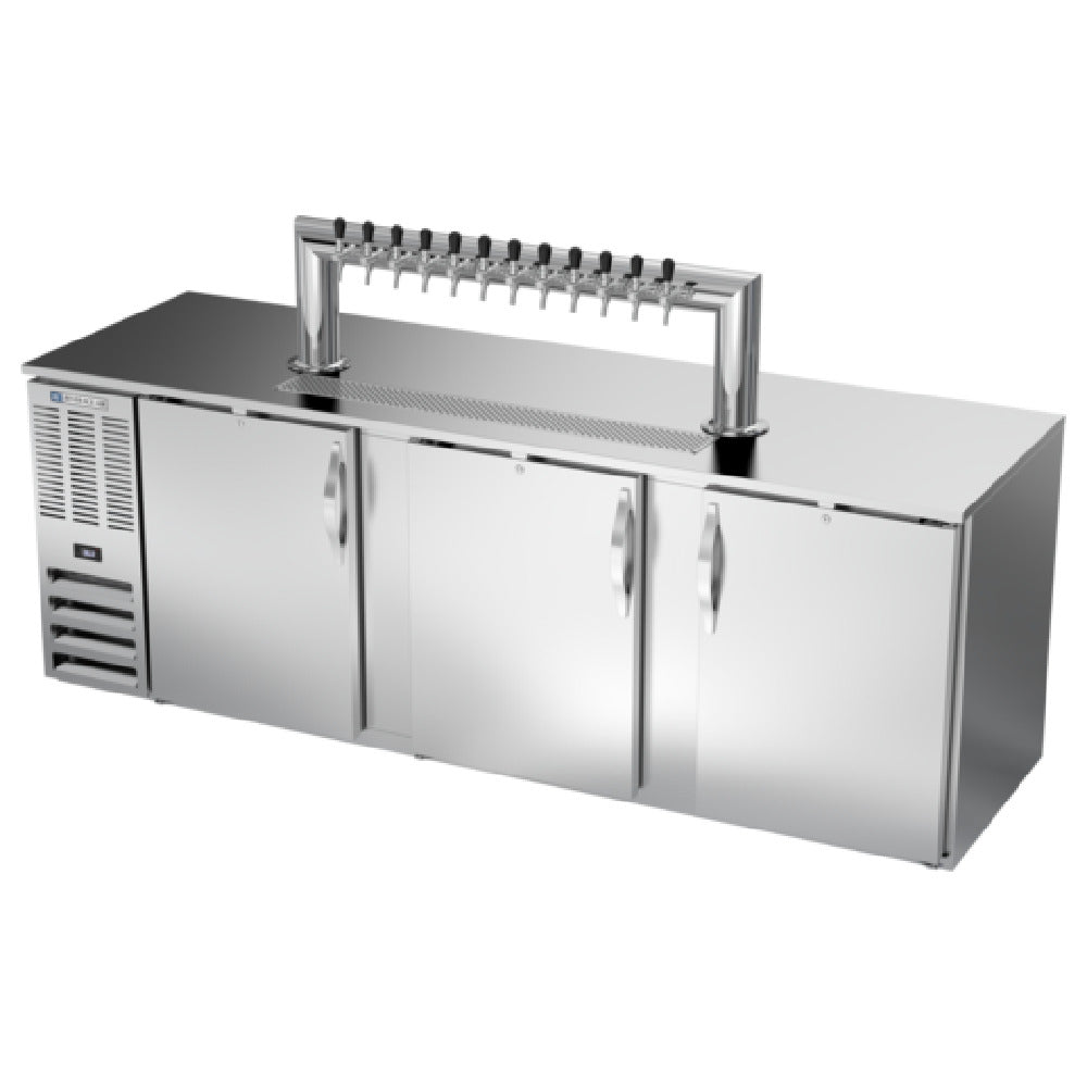 Beverage Air DD72HC-S-12T - Direct Draw Dispenser, 72"W X 30-3/8"D X 49-7/8"H, 23.643 Cu. Ft.