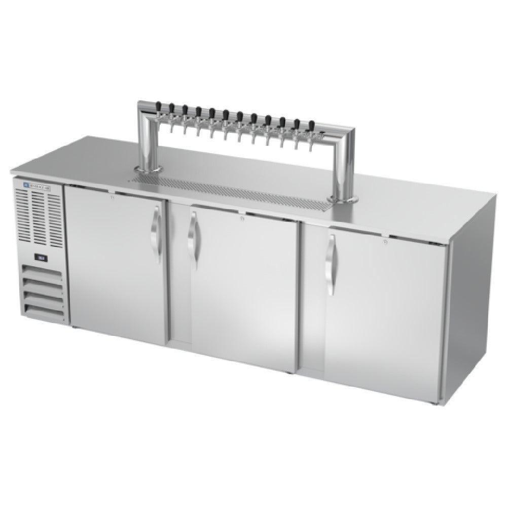 Beverage Air DD94HC-1-S-12T - Draft Beer Cooler, 95"W, 29"D