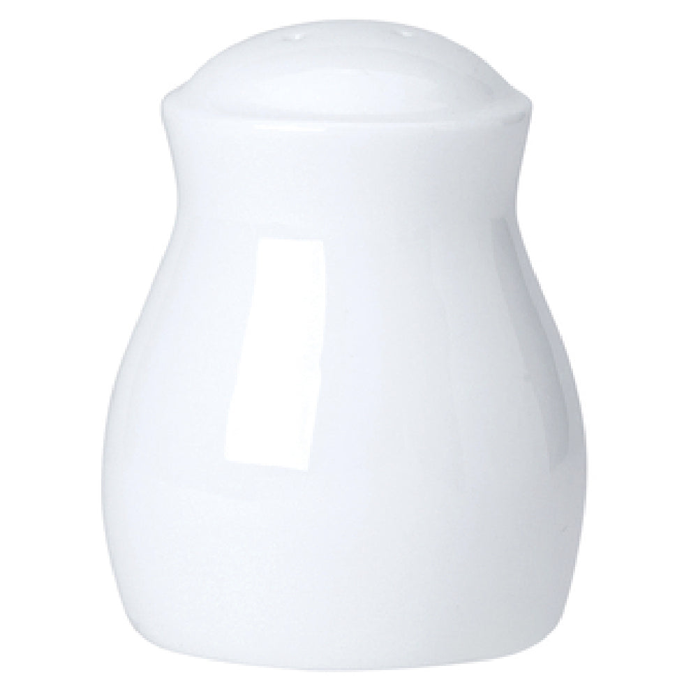 Steelite 82000AND0125 Pepper Shaker 2.125" X 1.5" X 2.625" Whiteware