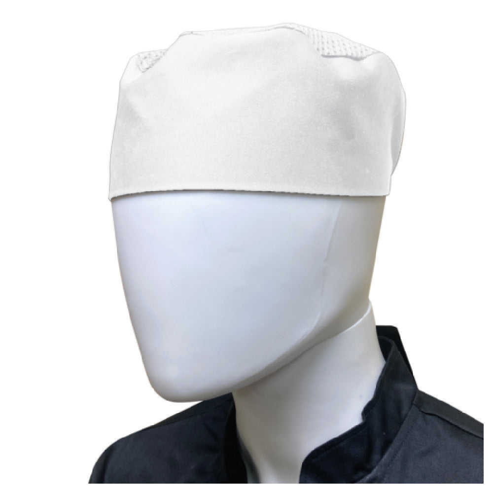 Thunder Group CH003WHL Chef Regalia Ventilated Pill Box Hat 3.5" High Overall