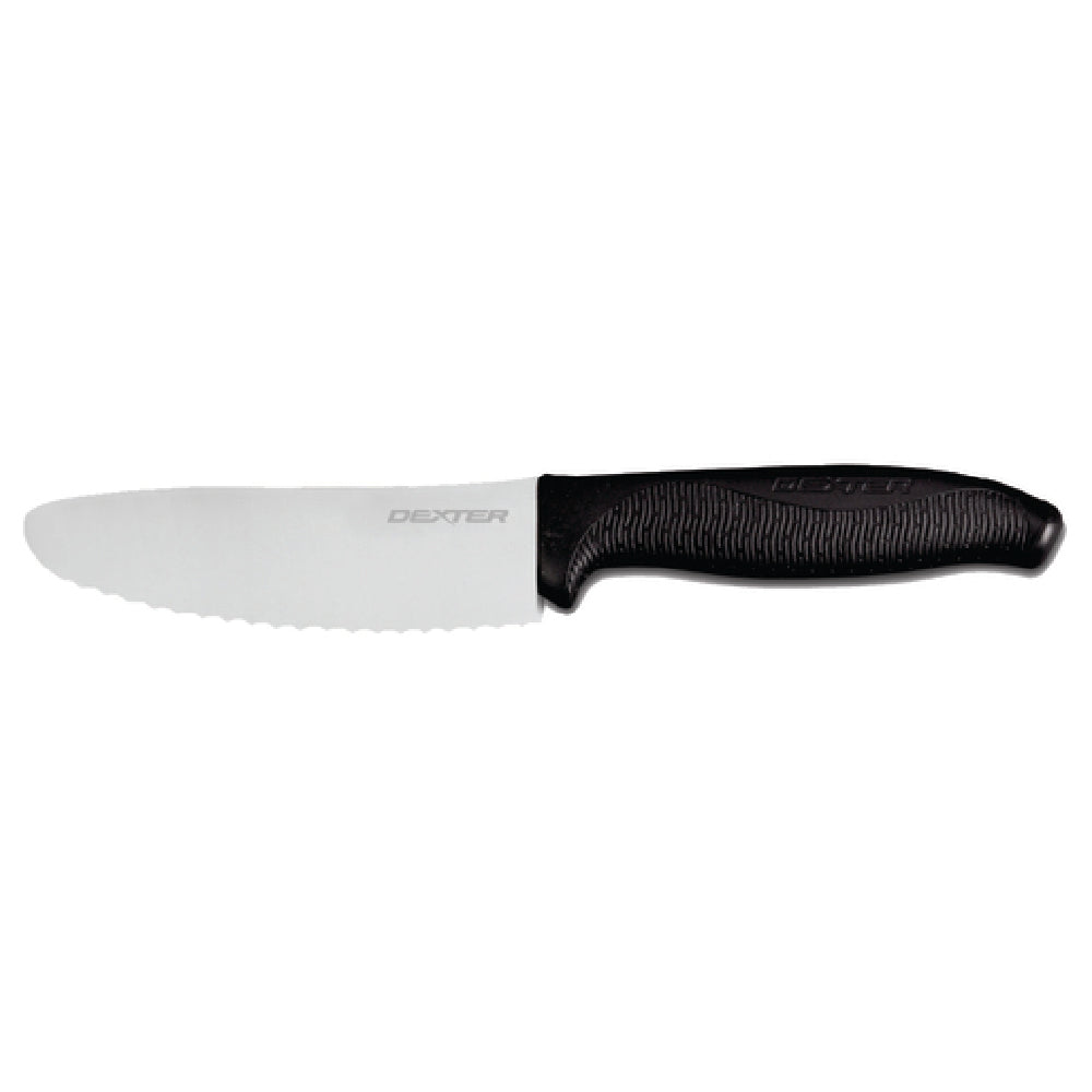 Dexter Russell 24463B SofGrip™ (SG164-6SCB-PCP) Sandwich/Utility Knife 6" Scalloped Edge