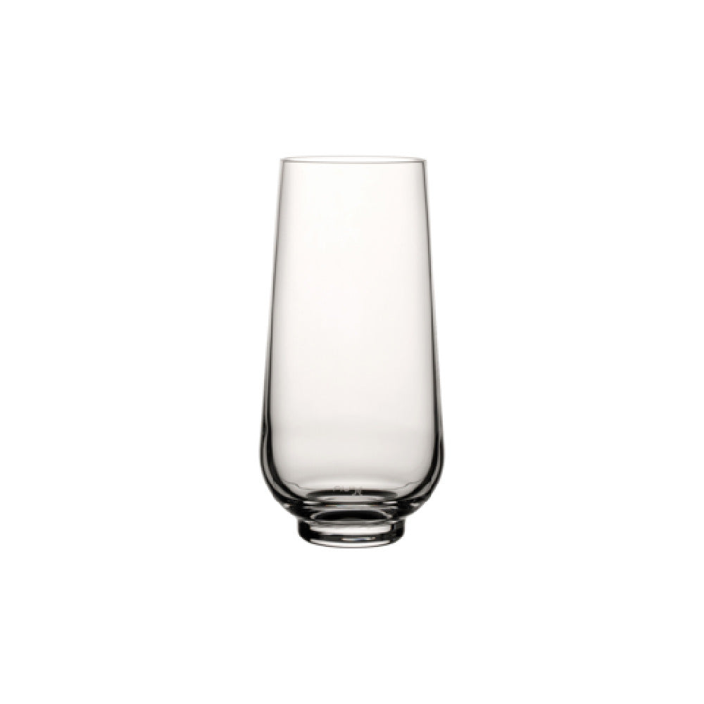 Steelite P64080 Highball Glass 15 Oz. (H 6-1/8" M 3" T 2-3/8" B 1-5/8") Soda Lime