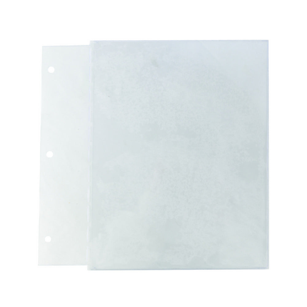 Risch PAGEPRO-CMBFFWD 8.5X11 Vinyl 3-Hole Punched Page Protector For CMBFF-WOOD