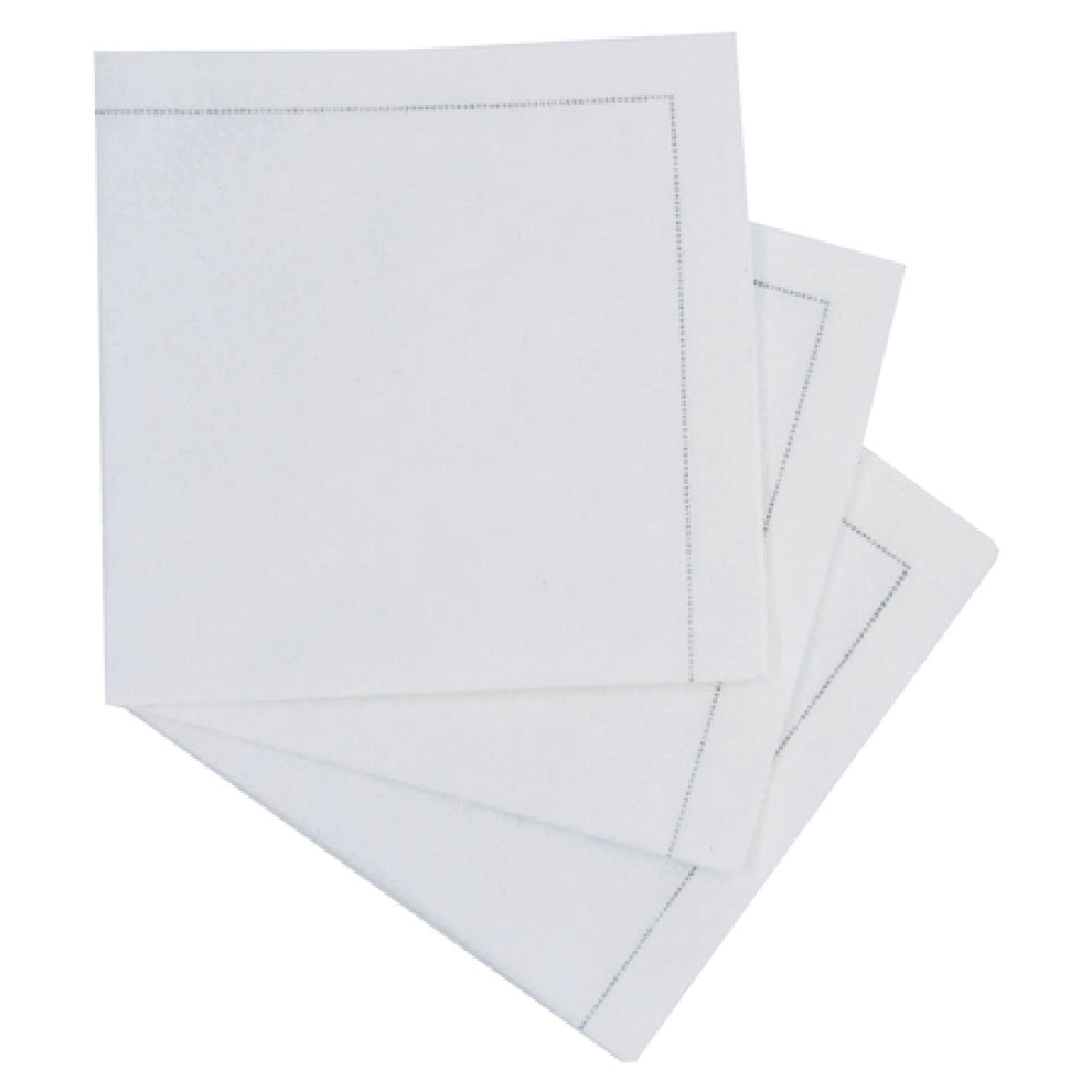 PacknWood 8NPSVCR20WH - Luxury Cocktail Napkin, 7.9" X 7.9", Square