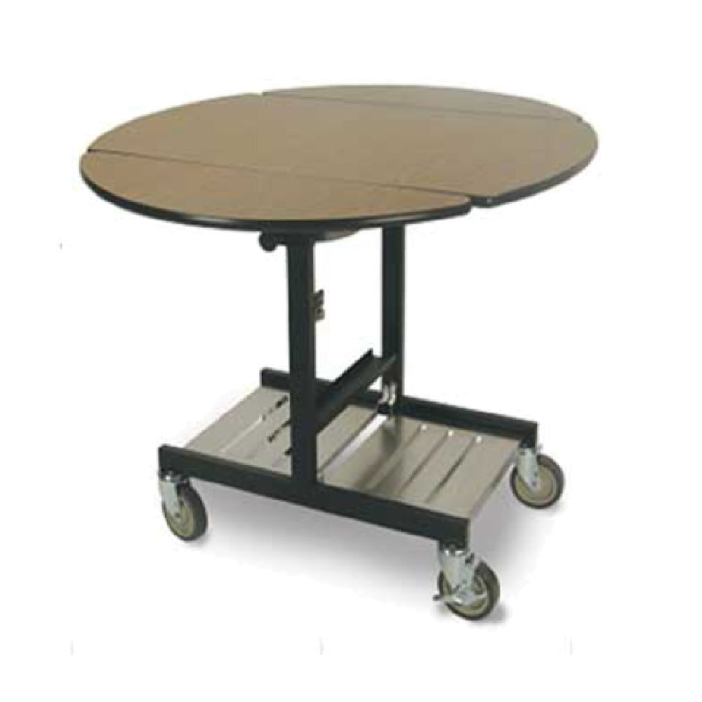 Geneva 74420 Classic Series Room Service Table Oval Bi-fold
