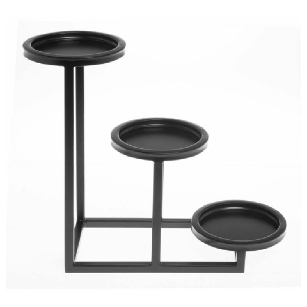 Hubert 44279 - Cerve Collection Bowl Holder, 3-tier, 8" X 22" X 13"H