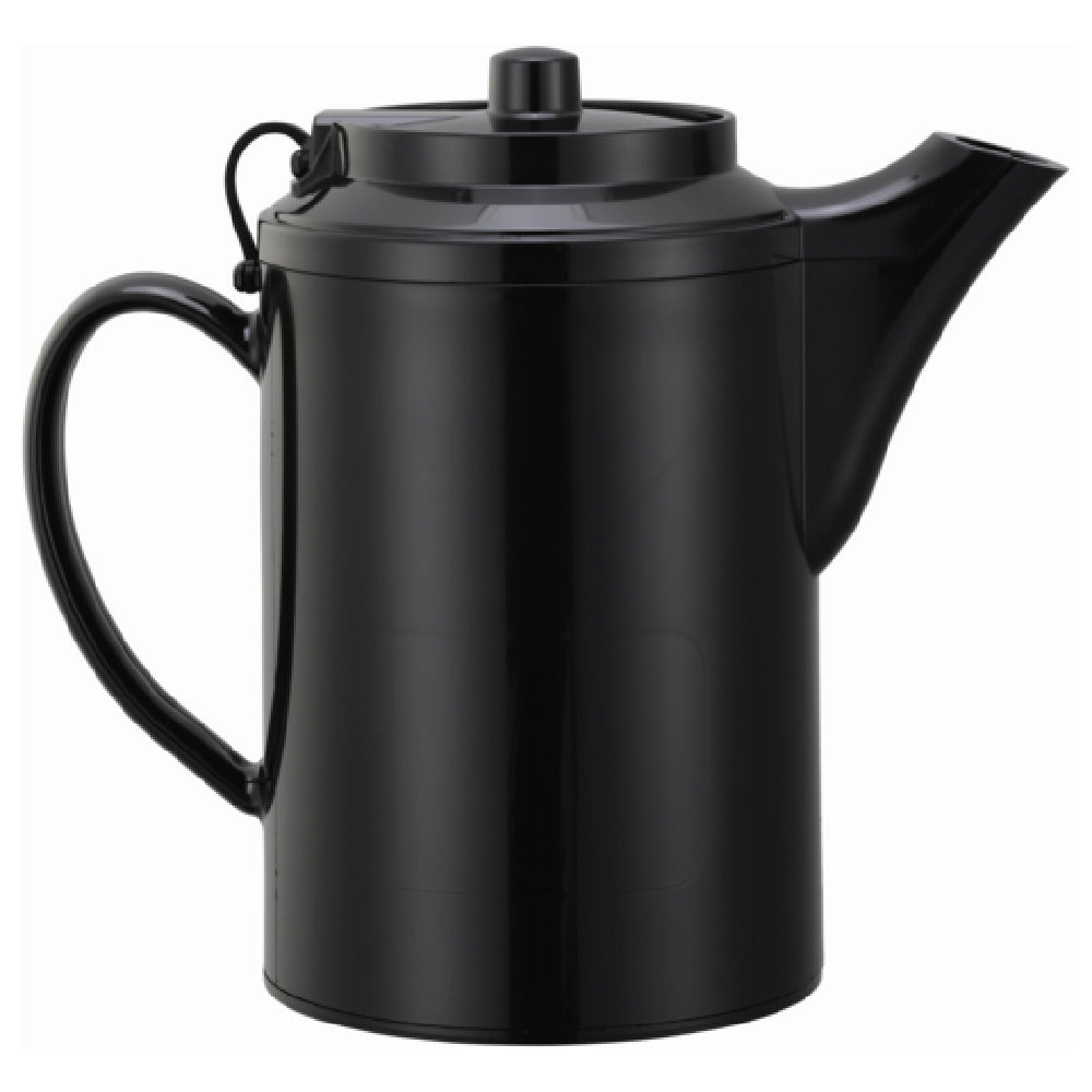 Service Ideas TST612BL Service Ideas Teapot With Tether Plastic Double Wall