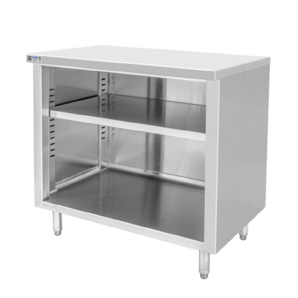 GSW USA CTN-3048 Work Table Cabinet Base With Open Front 48"W X 30"D X 35"H