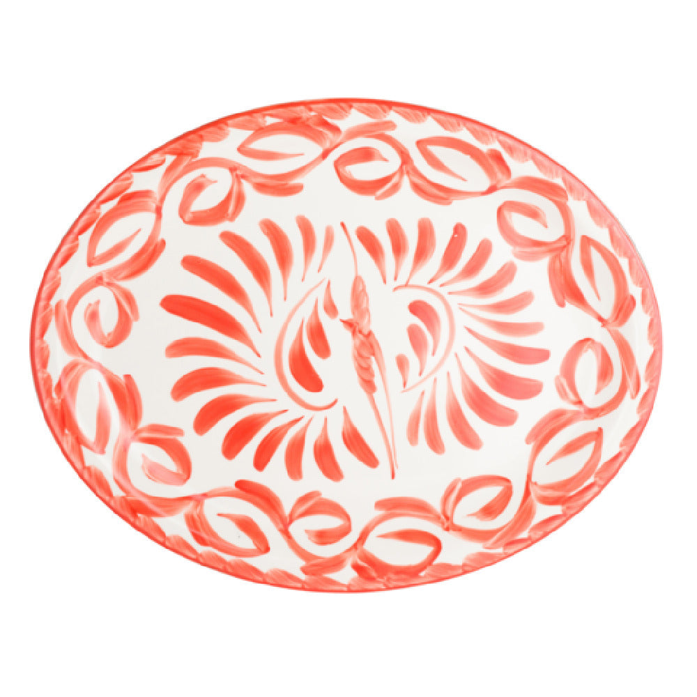 Steelite A121P245 Platter Oval Narrow Rim 13.625" X 10.75" Puebla