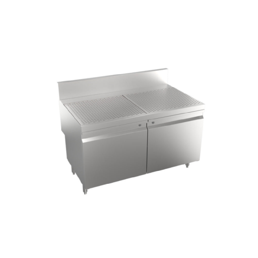 Krowne KRS-S48 - Stadium Series Underbar Drainboard With Open Cabinet Base, 48"W X 29"D