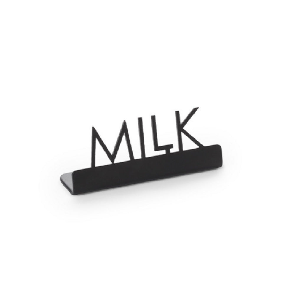 American Metalcraft SBM3 - Laser Cut Sign, 0.9"W X 3"D X 1-1/4"H, Black