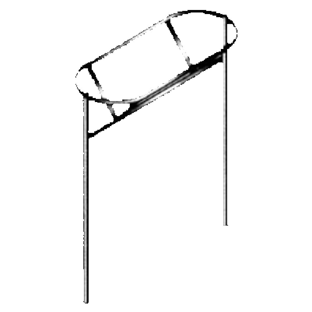 SPG TPR-96-S - Universal Stainless® Pot Rack, Table Mount, 90"W