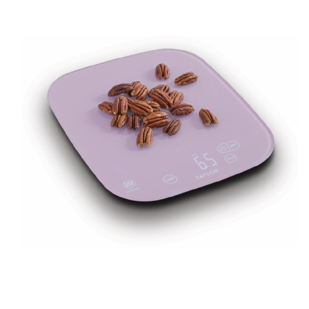 Taylor 5282002PR Waterproof Digital Scale 30 Lb Purple Allergen