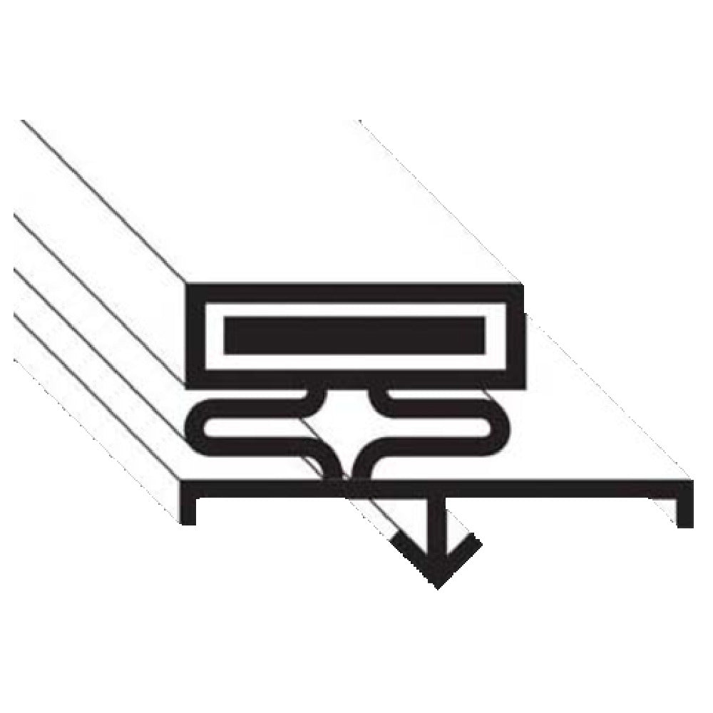 Franklin Machine Products 127-1118 Drawer Gasket 4-sided Magnetic