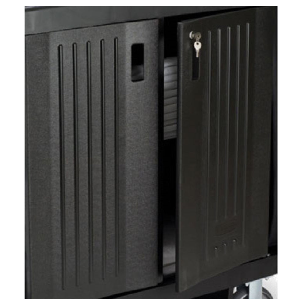 Rubbermaid FG619700BLA - Xtra™ Locking Door Kit, Black, Made In USA