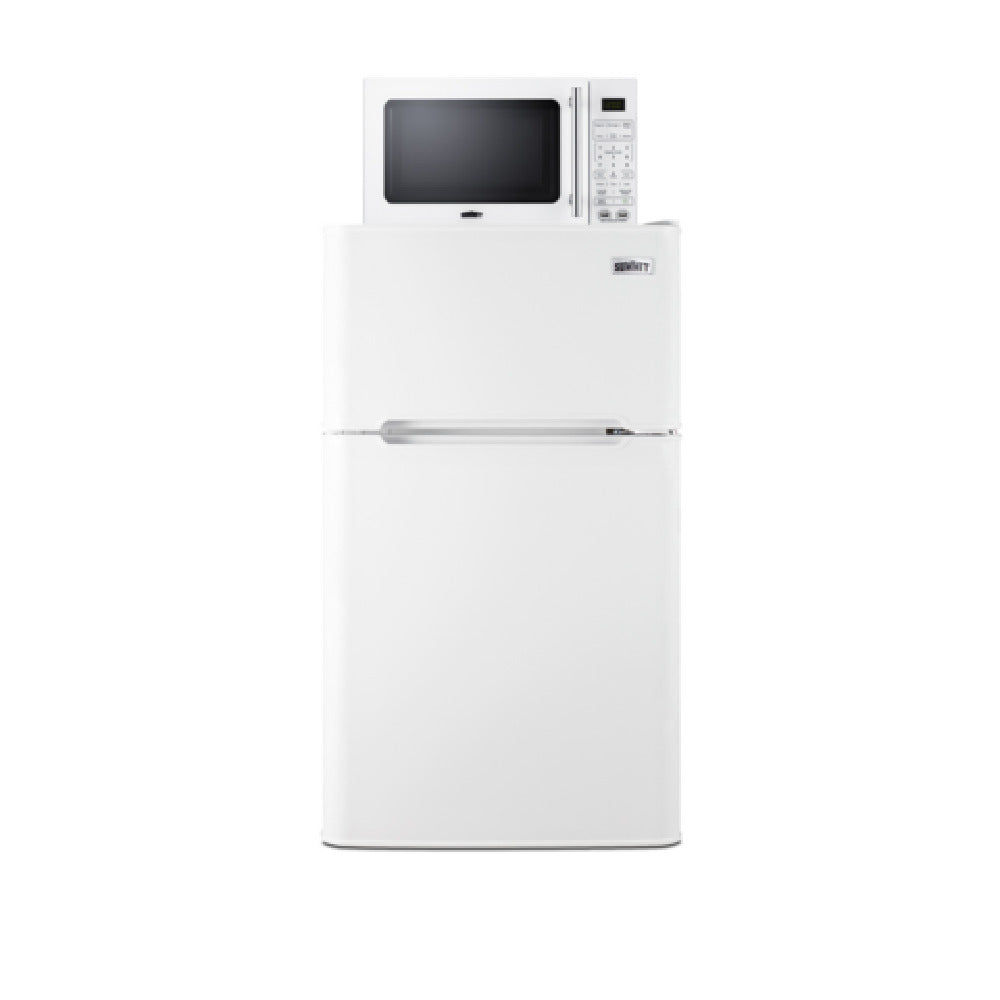 Summit MRF34WA - Microwave/refrigerator-freezer Combination With Allocator, 19" Wide