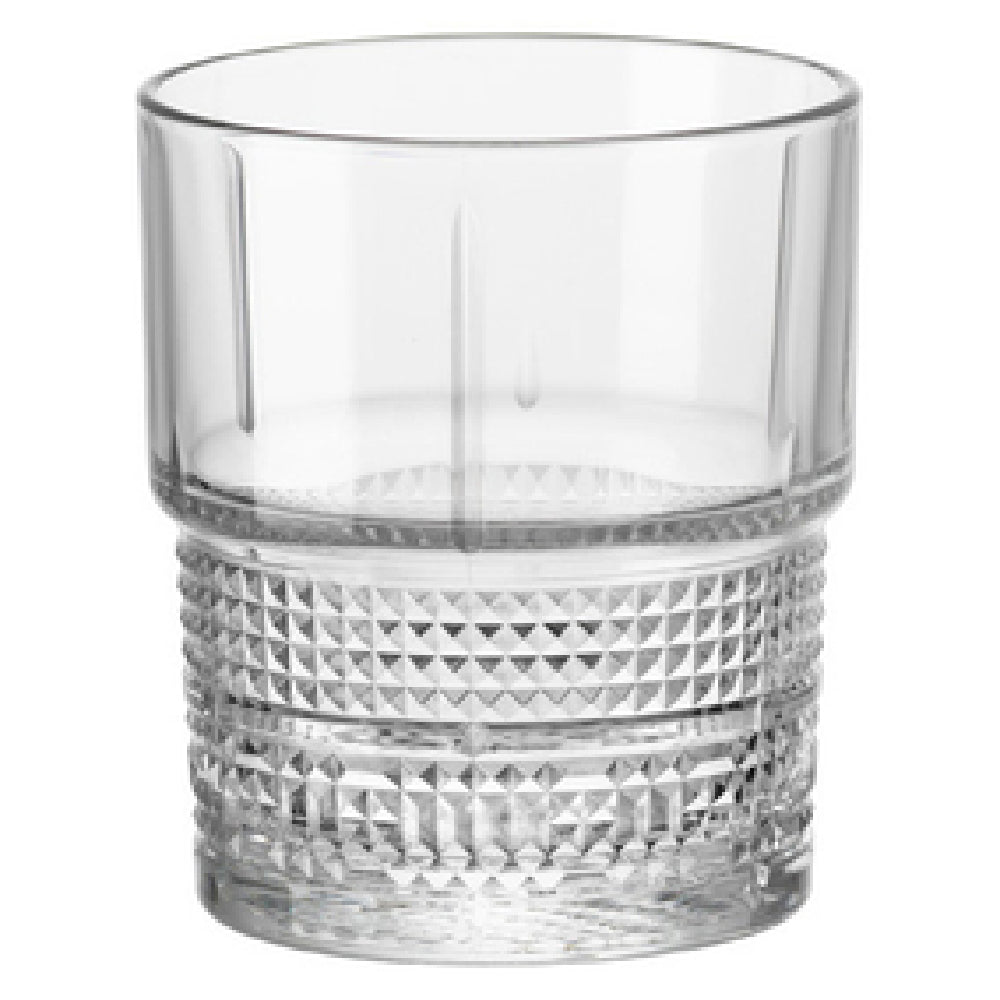 Steelite 49170Q905 Double Old Fashioned Glass 12-1/2 Oz. (H 4" M 3-1/2" T 3-1/2" B 2-7/8") Glass