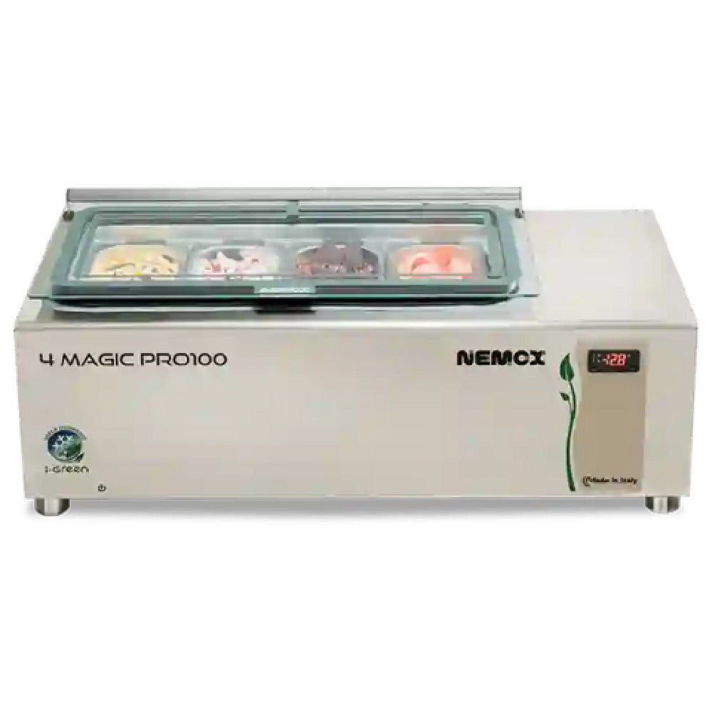 Eurodib USA 4MAGICPRO100 - Nemox 4 Magic Pro 100 Display Case, 38.6"W X 19.8"D X 14.20"H