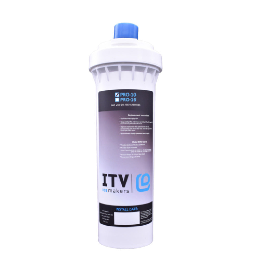 ITV Ice Makers PRO-10 Water Filtration System 10" Replacement Cartridge