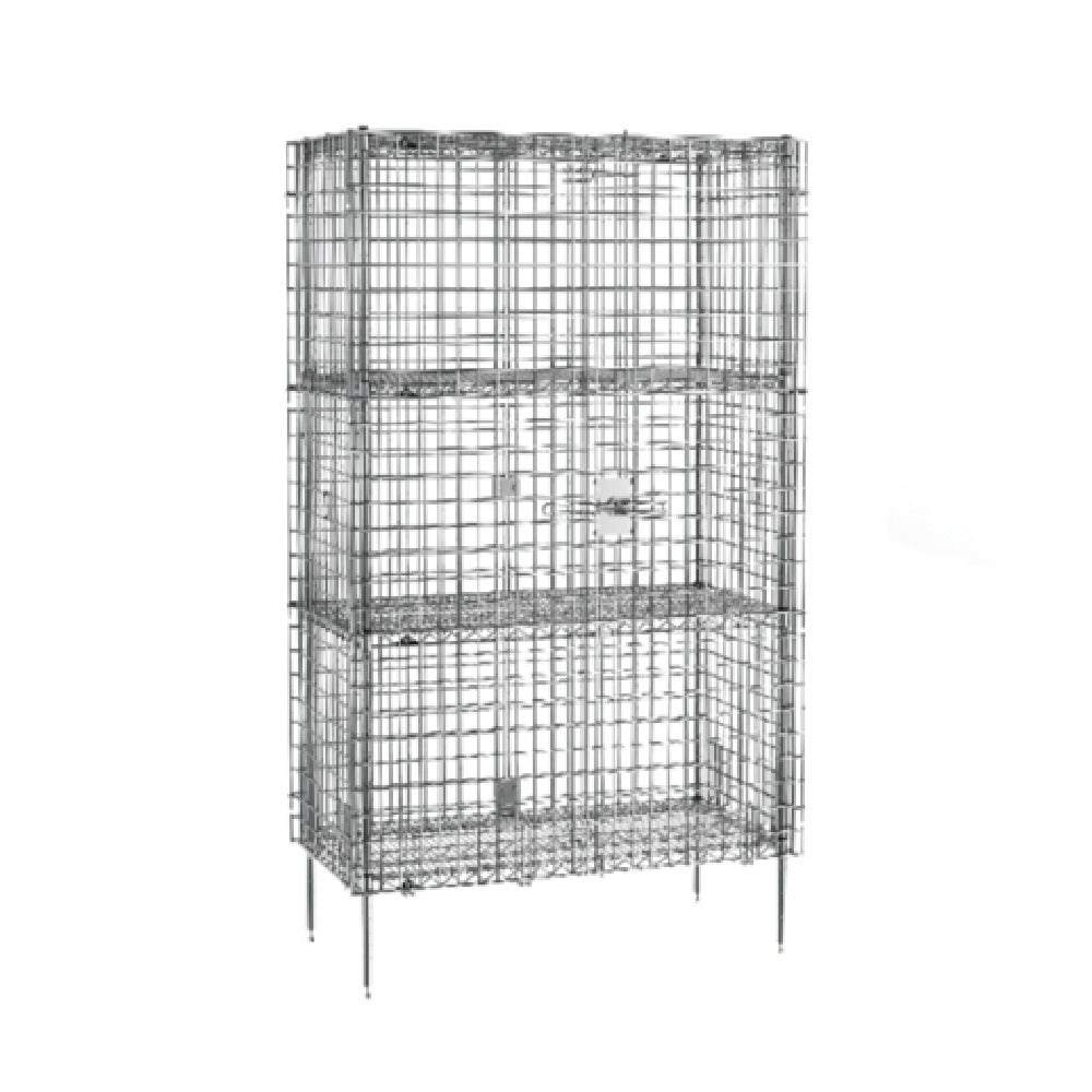 Metro SEC55C-2SE - Super Erecta® Security Unit, Stationary, Chrome Plated Finish