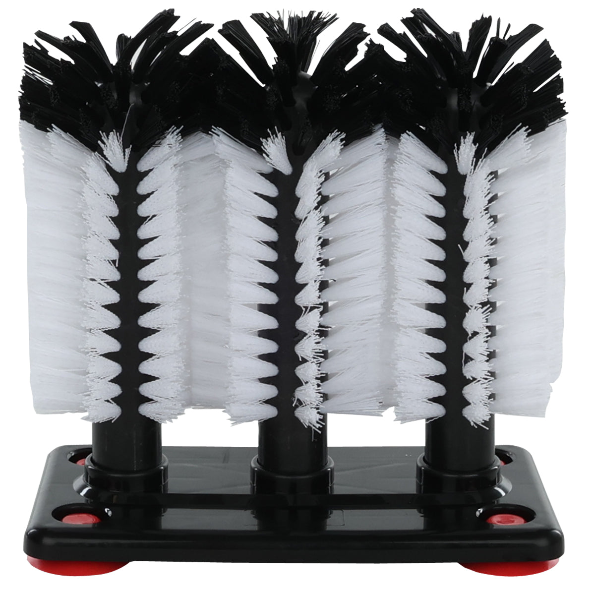Marston Chemical 300016 Triple Glass Washing Brush Bar Glassware Cleaner With Base 3 Brushes