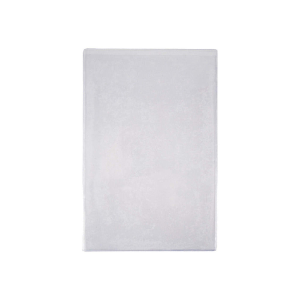 Risch 100 11X17 12GA Clear Vinyl Menu Cover 11" X 17" 12 Gauge Single Pocket Holds 2 Sheets Of Paper