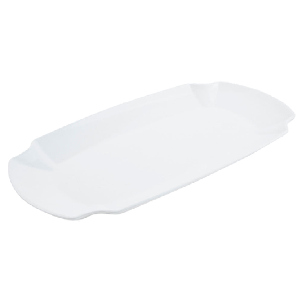 Bon Chef 70052BLKSPKLD Futura Platter 13-7/8" X 26" Aluminum With Sandstone