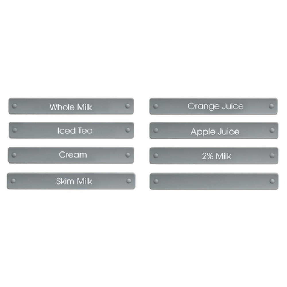 FOH ACF010GYT88 Promotional Pricing May Be Available! Contact Your FOH® Sales Representative For Details! Drinkwise® Beverage Carafe Labels Set