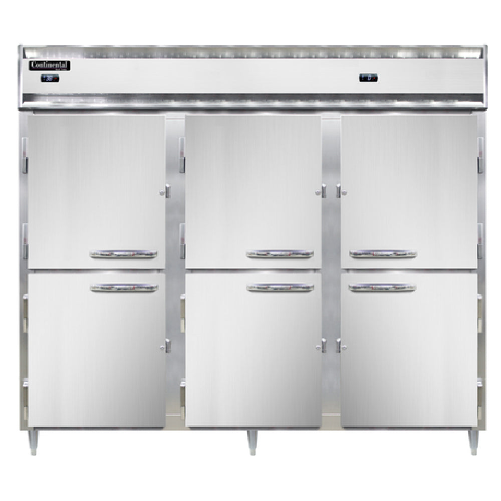 Continental Refrigerator D3RFFENSSHD Designer Line Refrigerator/Freezer Reach-in