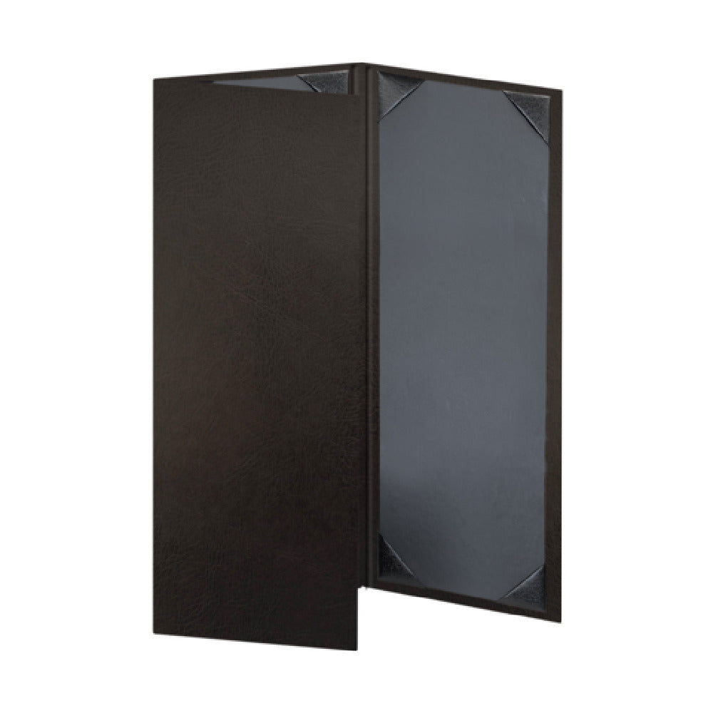 Risch TAM-3V 4.25X11 Tamarac Padded Light-grain Faux-leather Menu Cover (specify Color)