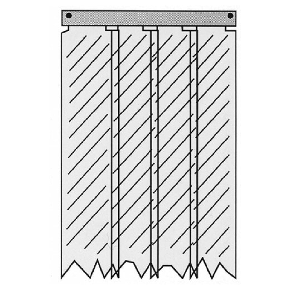 Kason 401SA6043184 Kason 401sa6043184 Strip Curtain 31 X 84