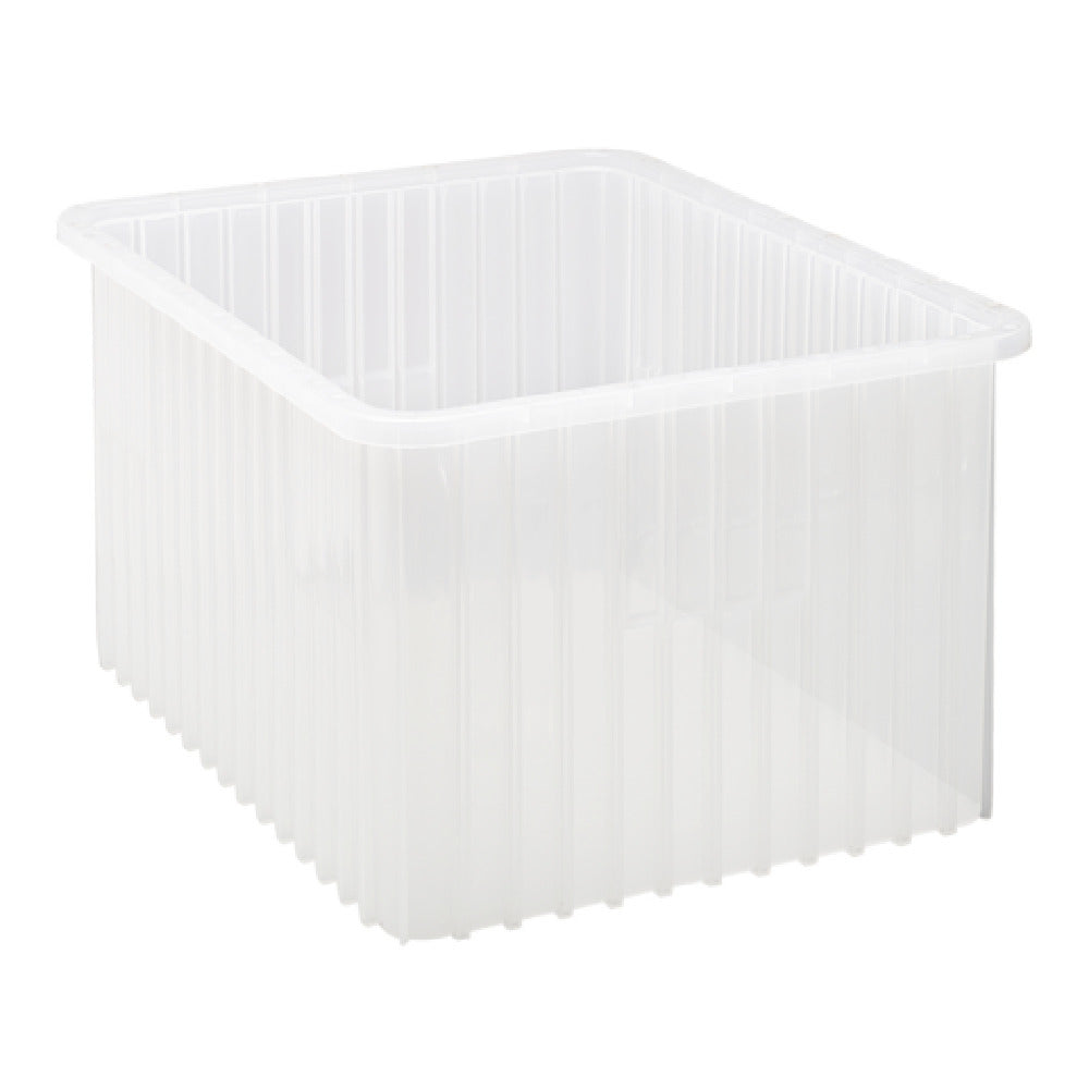 Quantum DG93120CLCS - Dividable Grid Container, 22-1/2"L X 17-1/2"W X 12"H, Clear