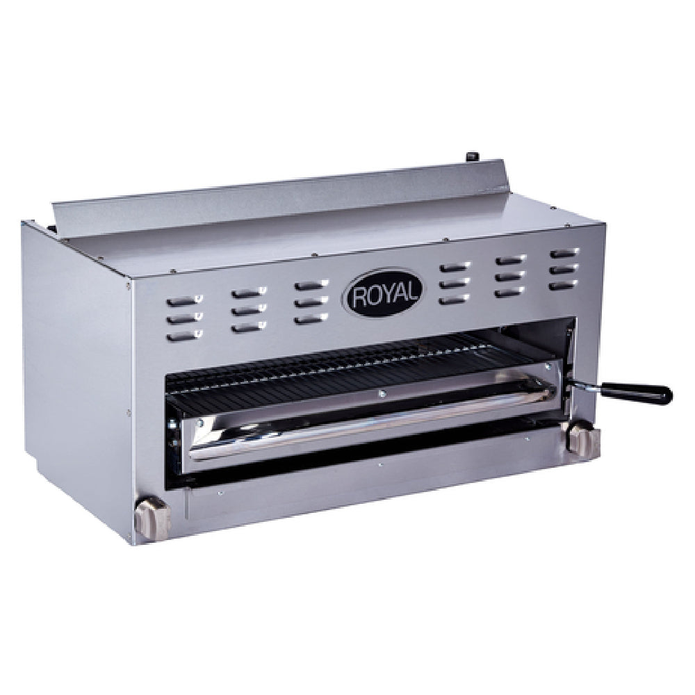 Royal Range Of California RSB-24_NAT Salamander Broiler Gas Countertop