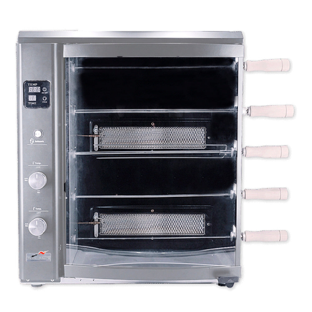 Skyfood Equipment BG-05LX SILVER Brazilian Flame Outdoor Rotisserie Portable LP Gas